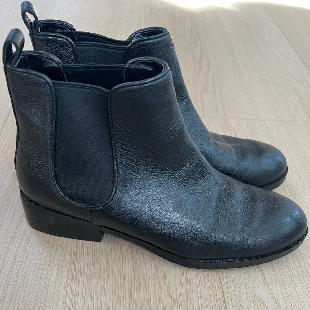 Cole Haan black womens low cut boots